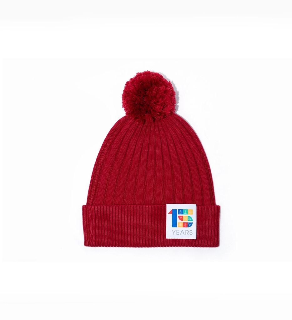 Pom-Pom Knit Beanie
